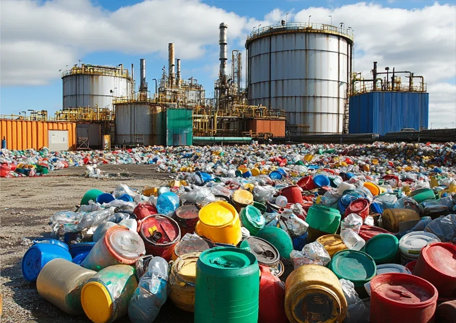 Oil distillation facility